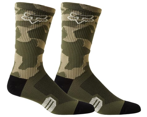 Fox Racing 8" Ranger Sock (Green Camo) (S/M)